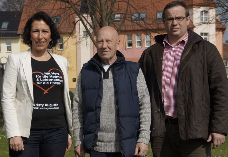 Der neue Vorstand: Kristy Augustin MdL, Hans-Dietrich Augustin und Tobias Winnige