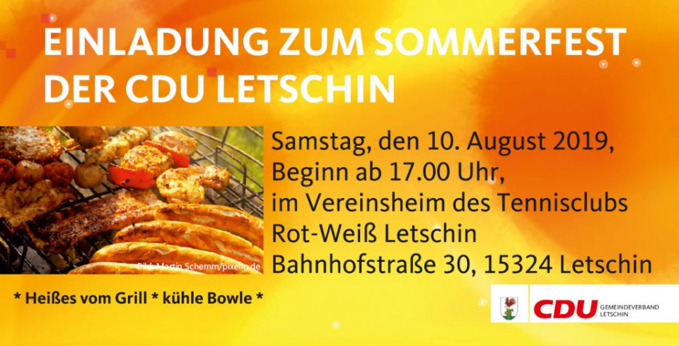 Sommerfestflyer 2019